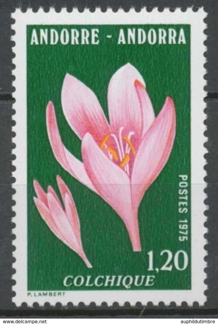 Andorre FR N°247 1f.20 Colchique NEUF** ZA247 - Unused Stamps
