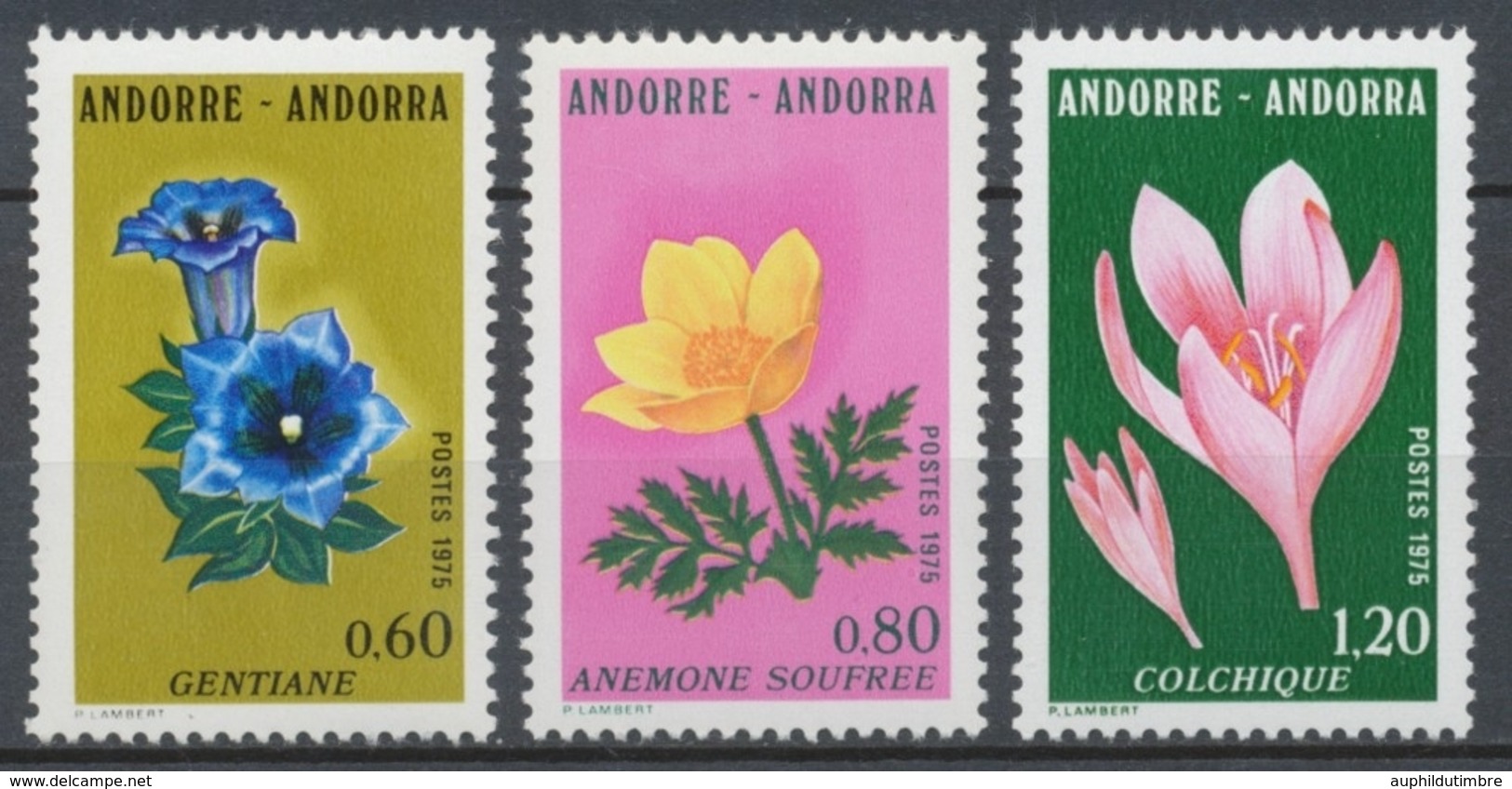 Andorre FR Série N°245 à N°247 NEUFS** ZA247S - Unused Stamps