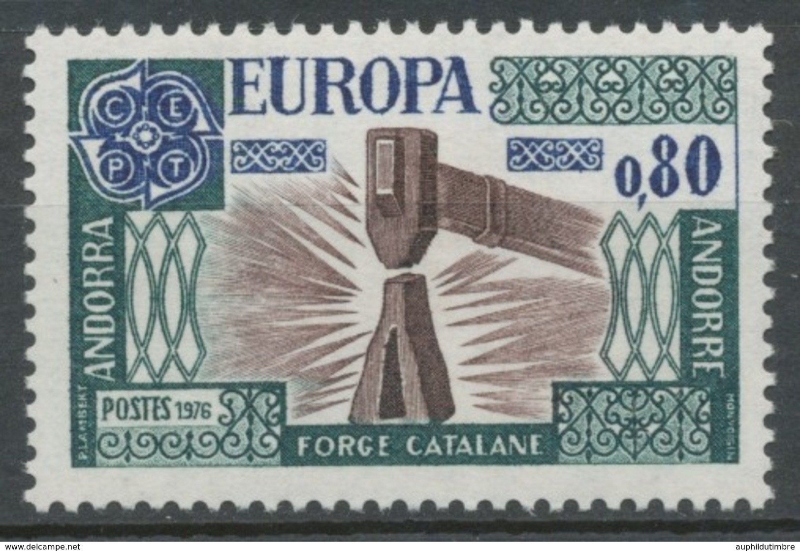 Andorre Français N°253, 80c. NEUF** ZA253 - Unused Stamps