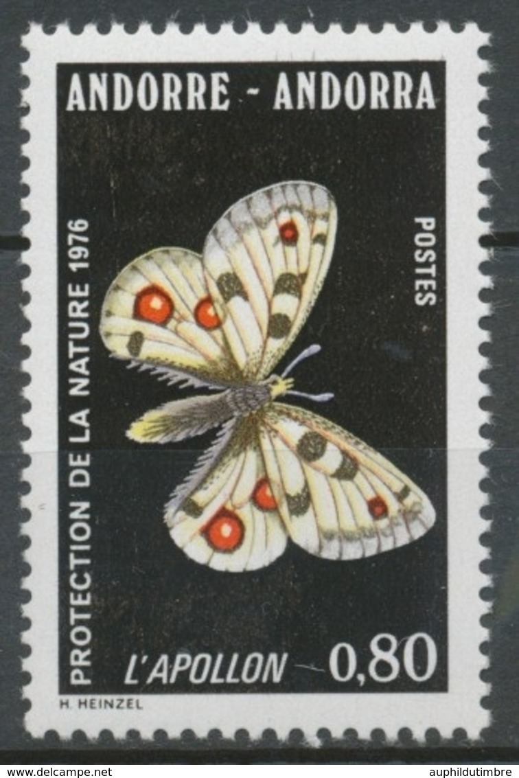 Andorre Français N°258 80c Apollon NEUF** ZA258 - Nuevos