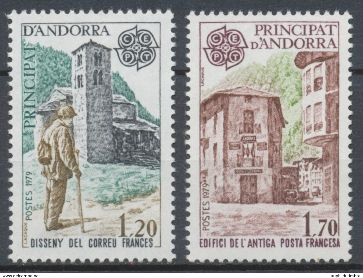 Andorre FR Série N°276 + N°277 NEUFS** ZA277S - Unused Stamps