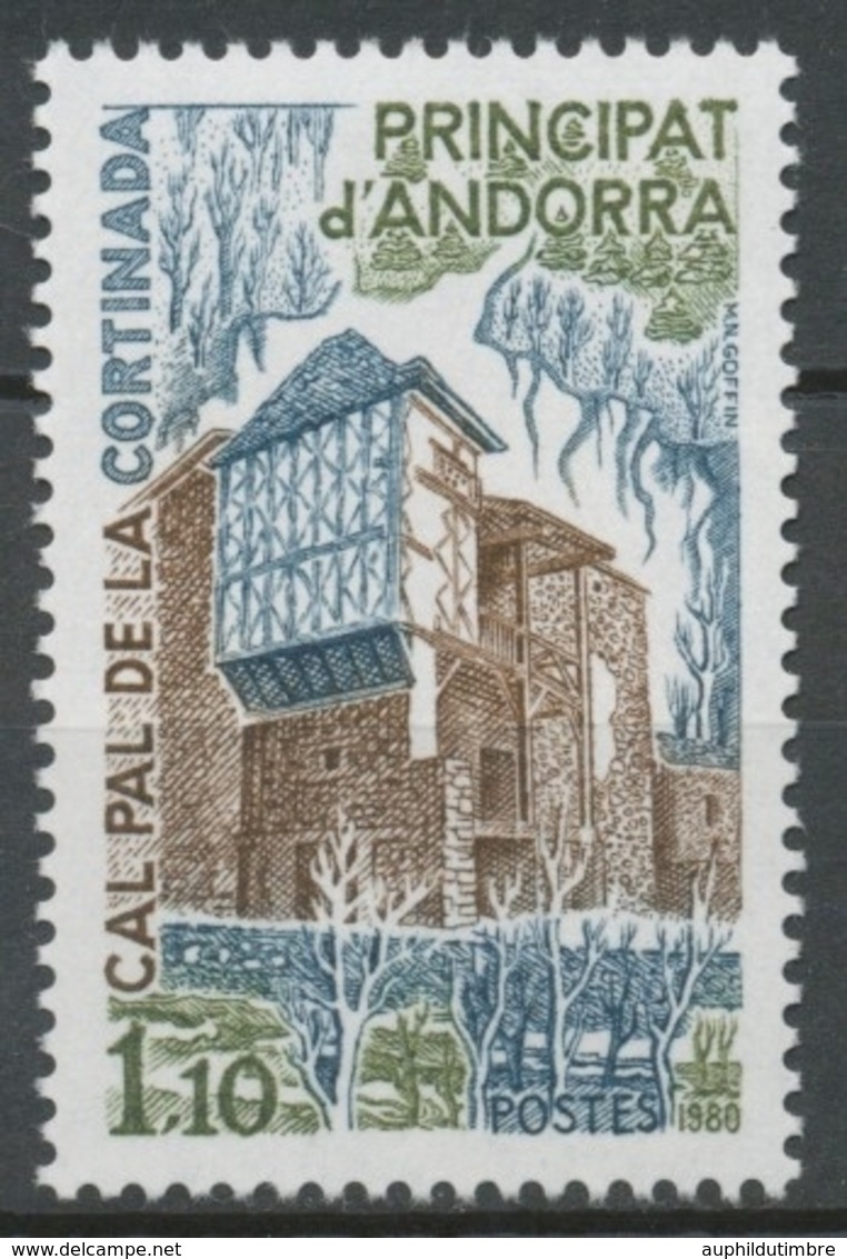 Andorre FR N°282 1f.10 Vert/bleu/brun NEUF** ZA282 - Nuevos