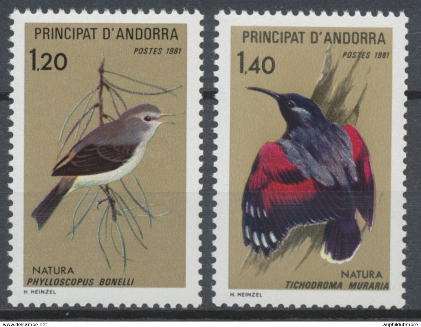 Andorre FR Série N°294 + N°295 NEUFS** ZA295S - Unused Stamps