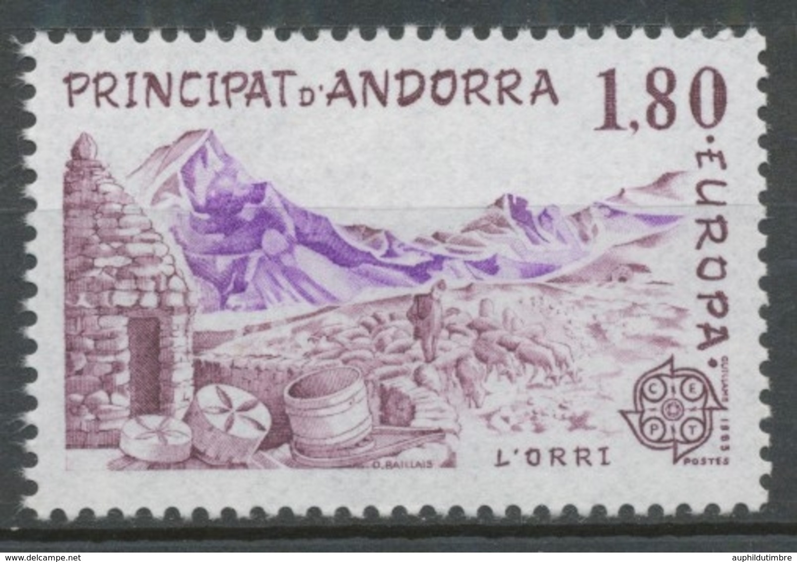 Andorre FR N°313 1f.80 L'Orri NEUF** ZA313 - Nuevos