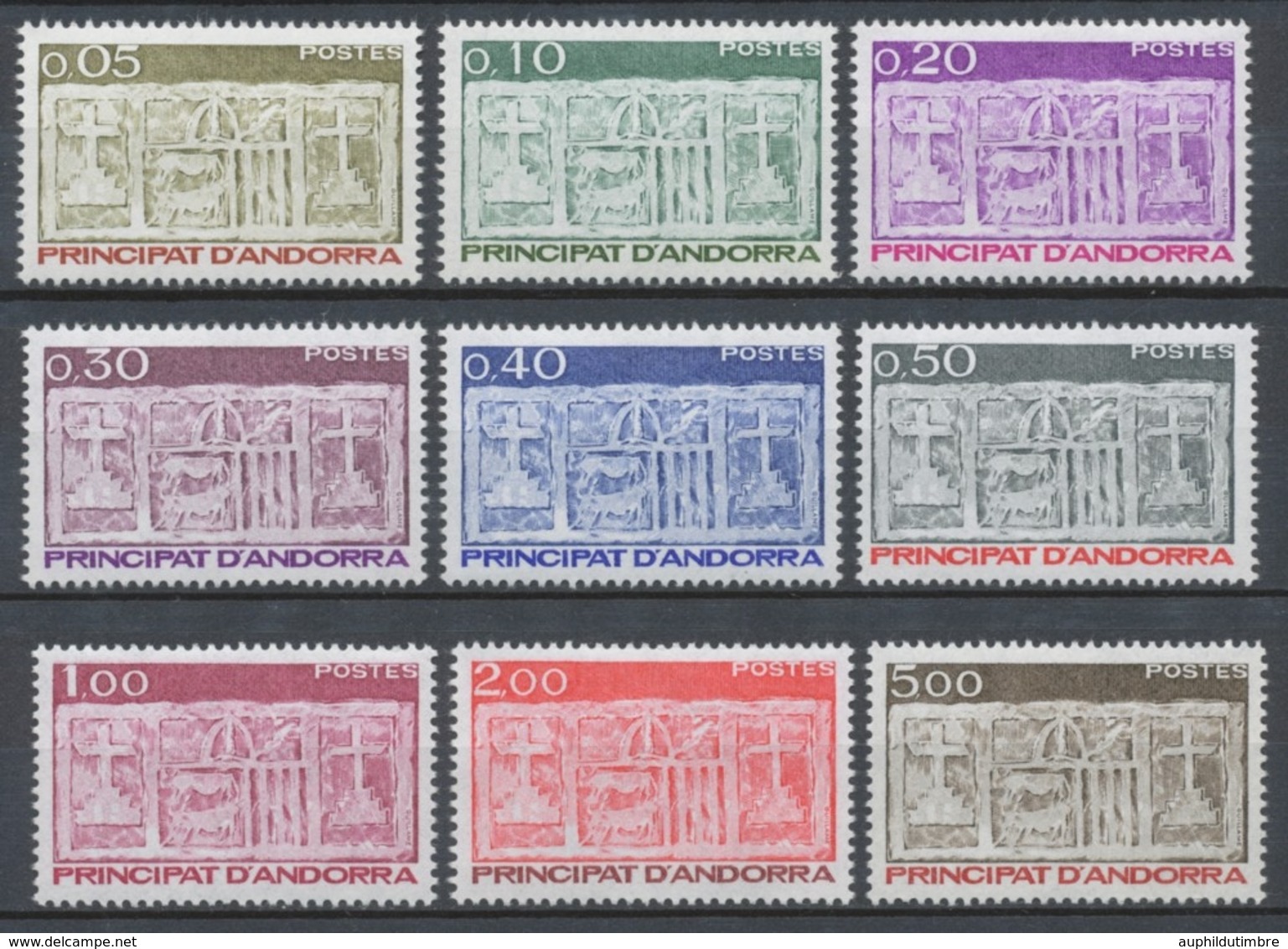 Andorre FR Série N°316 à N°324 NEUFS** ZA324S - Unused Stamps