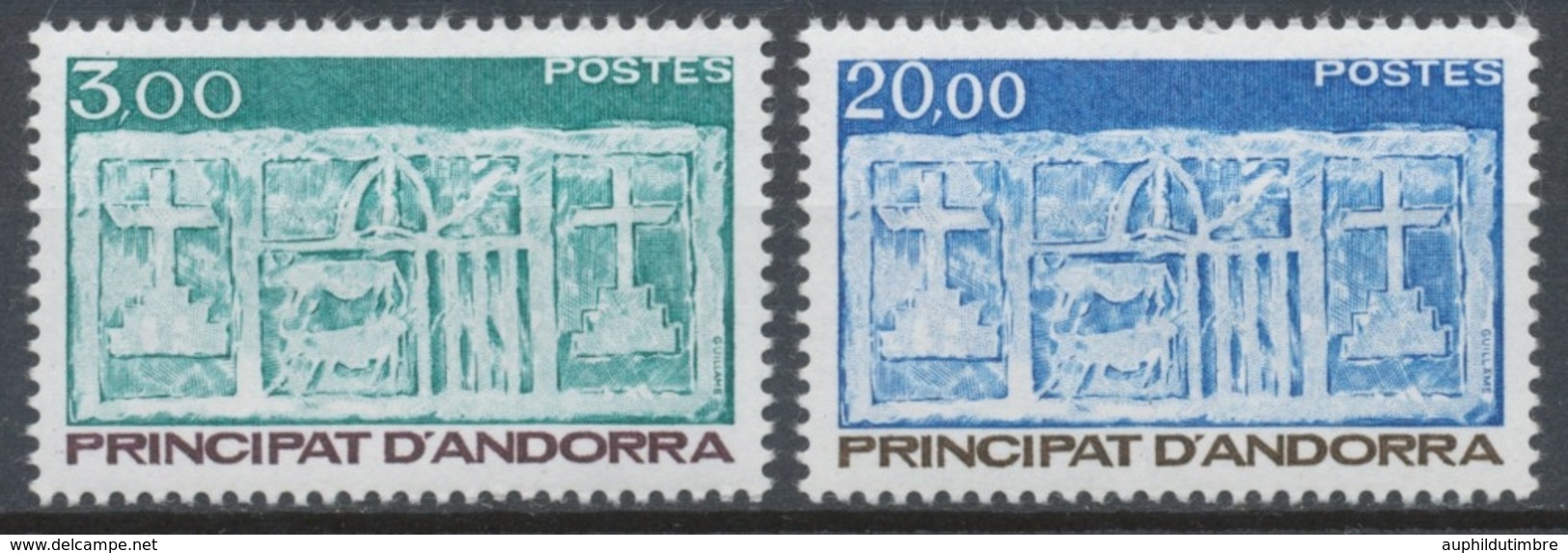 Andorre FR Série N°335 + N°336 NEUFS** ZA336S - Unused Stamps
