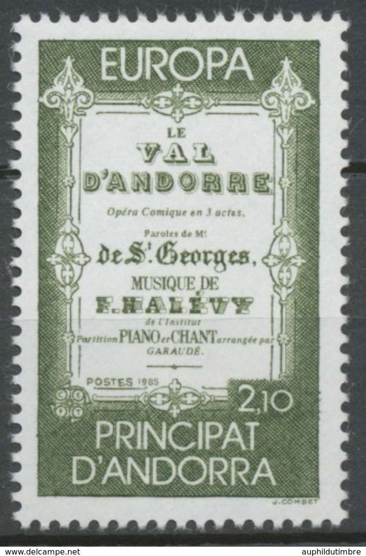 Andorre Français N°339 2f.10 Vert NEUF** ZA339 - Neufs