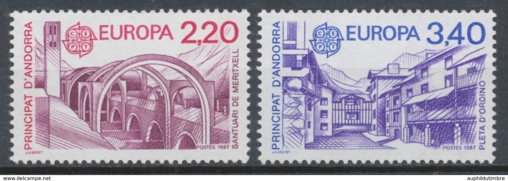 Andorre FR Série N°358 + N°359 NEUFS** ZA359S - Unused Stamps