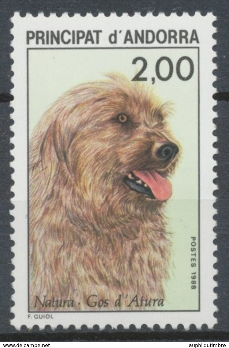 Andorre FR N°373 2f. Chien De Berger NEUF** ZA373 - Unused Stamps