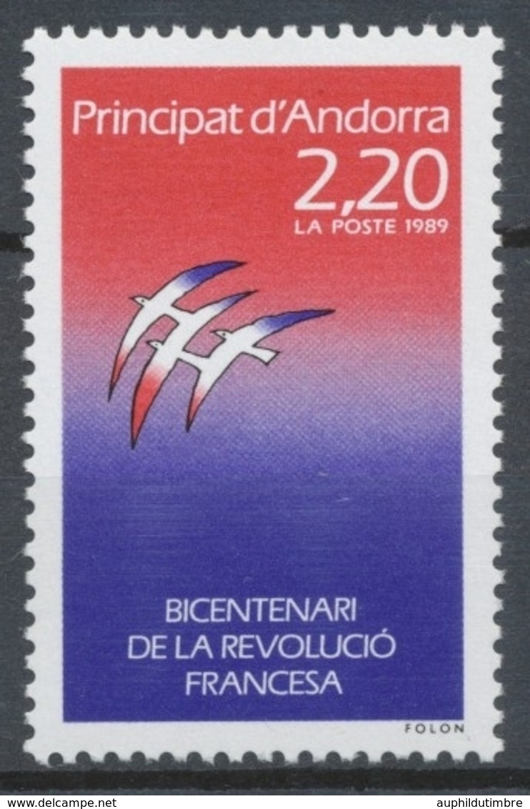 Andorre FR N°376 2f.20 Bleu Et Rouge NEUF** ZA376 - Unused Stamps