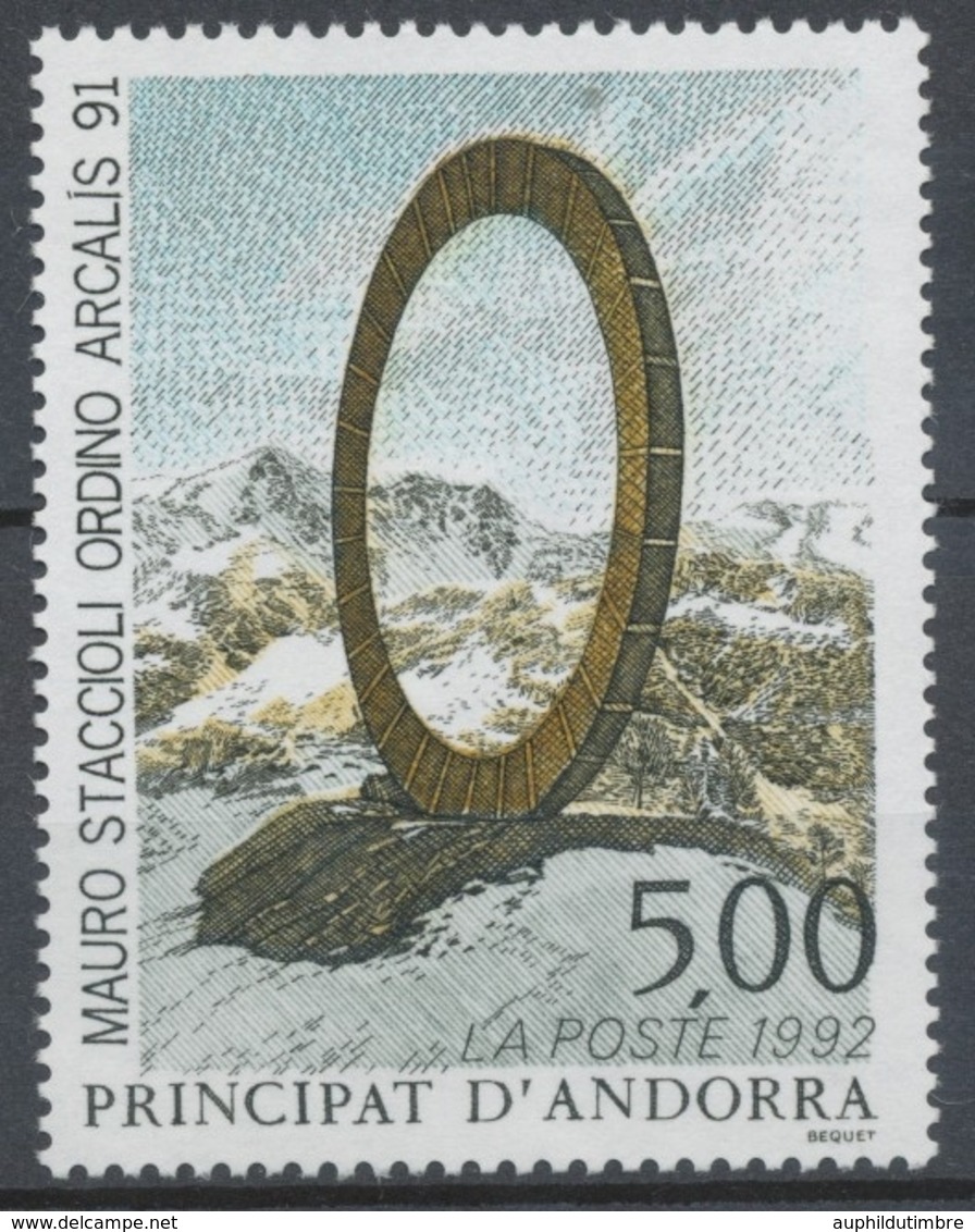 Andorre FR N°423 5f. "Ordino Arcalis 91" N** ZA423 - Unused Stamps