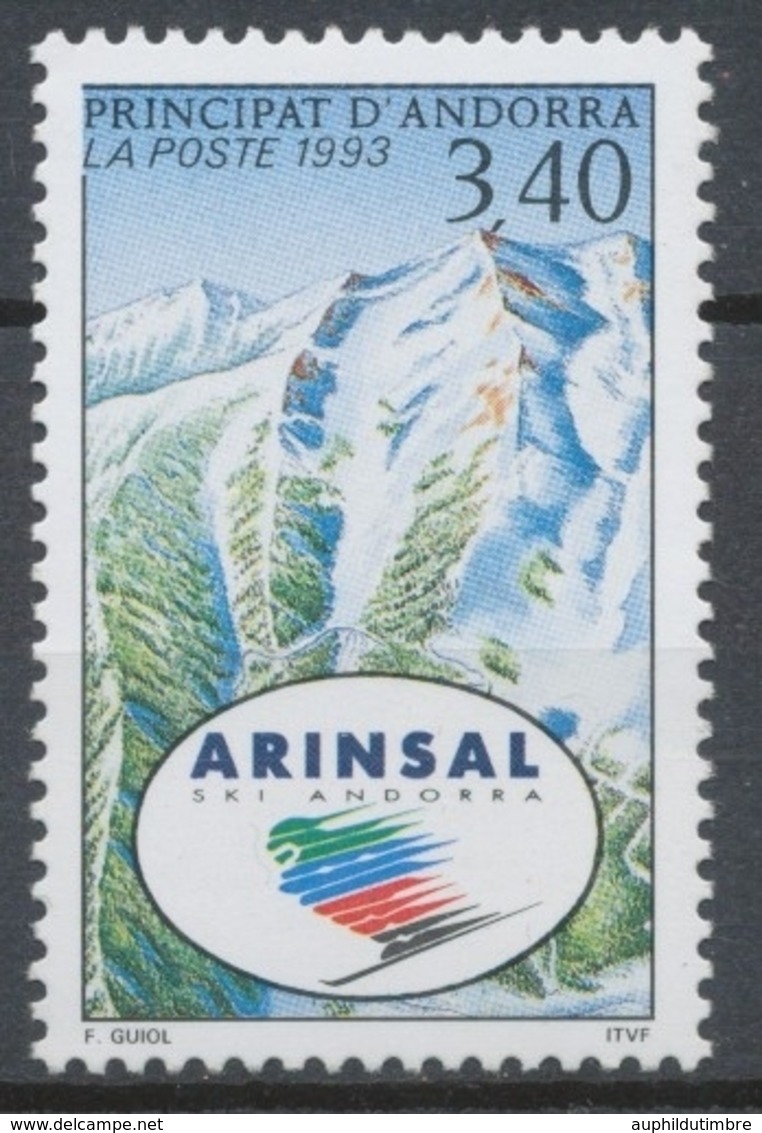 Andorre FR N°426 3f.40 Stations De Ski N** ZA426 - Ungebraucht