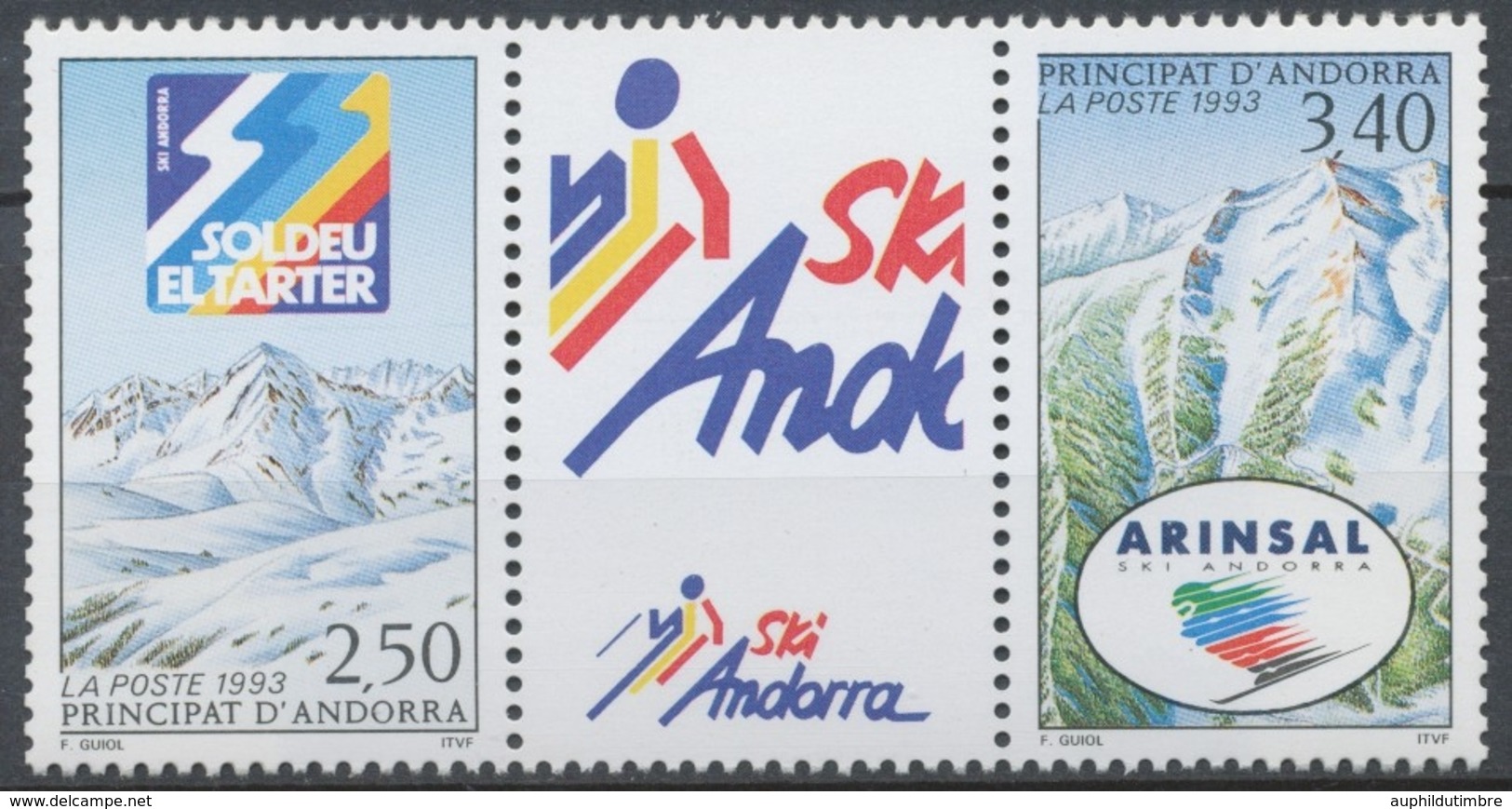 Andorre FR N°426A Le Triptyque Neuf** ZA426A - Ungebraucht