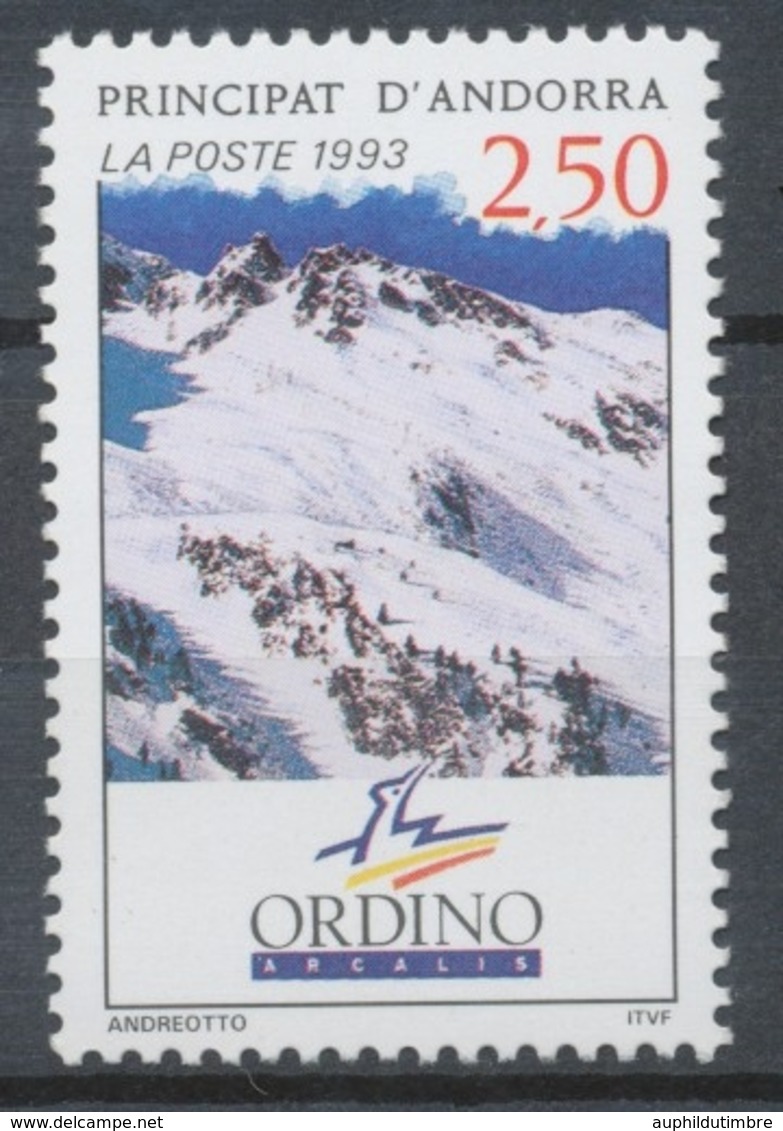 Andorre FR N°428 2f.50 Stations De Ski N** ZA428 - Ongebruikt