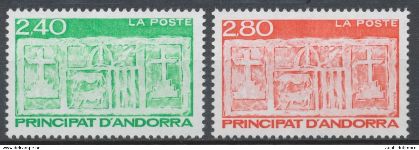 Andorre FR Série N°436 + N°437 NEUFS** ZA437S - Nuevos