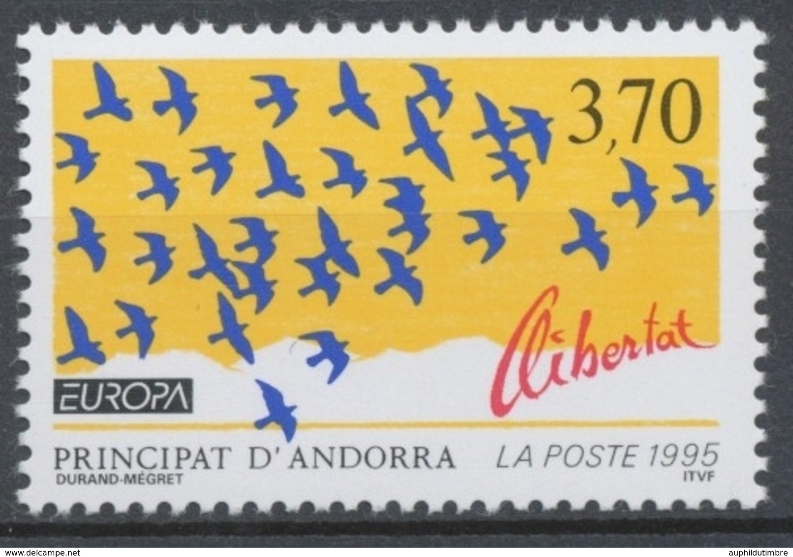 Andorre FR N°458 3f.70 Europa NEUF** ZA458 - Nuevos