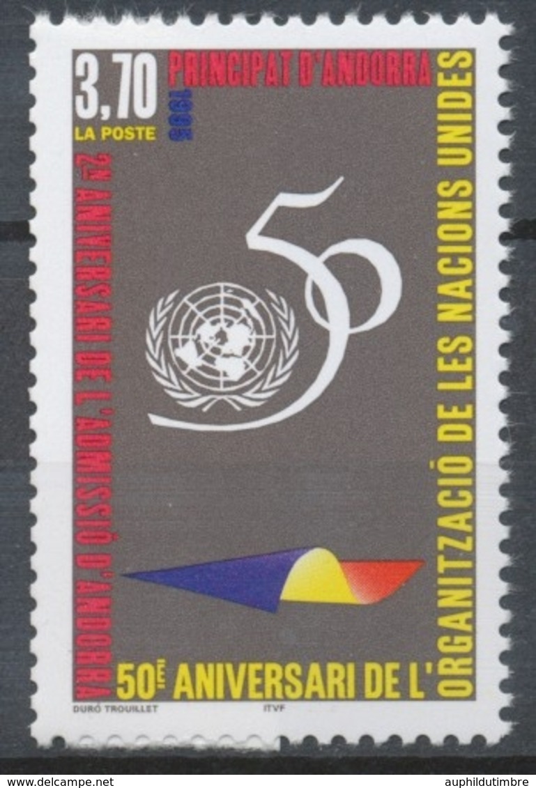 Andorre Français N°465, 3f.70 NEUF** ZA465 - Unused Stamps