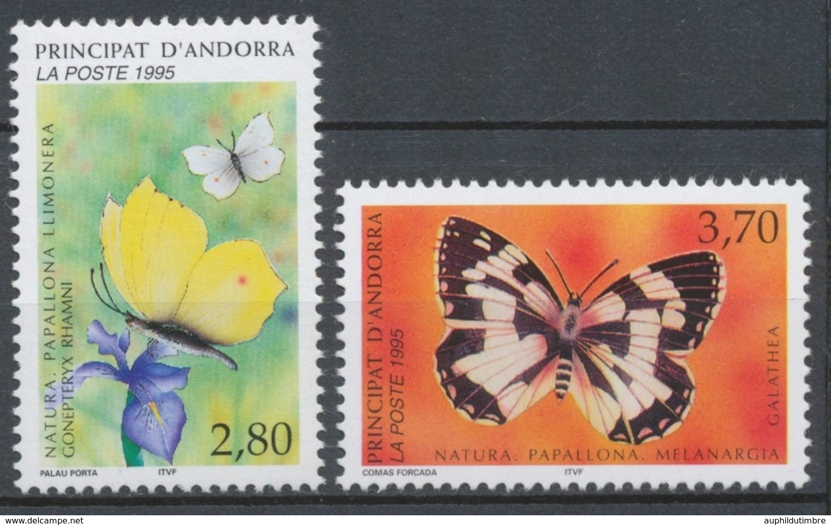 Andorre FR Série N°462 + N°463 NEUFS** ZA463S - Unused Stamps