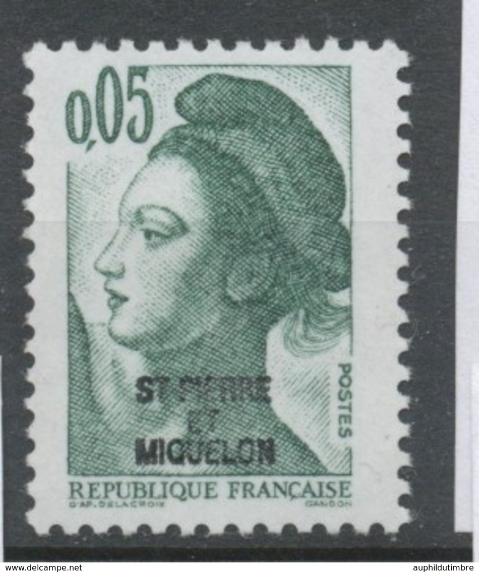 SPM  N°455 T-P France De 1982 à 1985 5c Vert-noir (2178) ZC455 - Nuovi