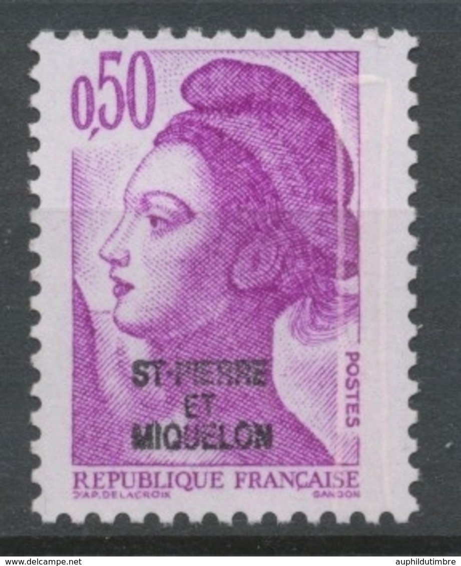SPM  N°460 T-P De France De 1982 à 1985 50c Violet (2184) ZC460 - Unused Stamps