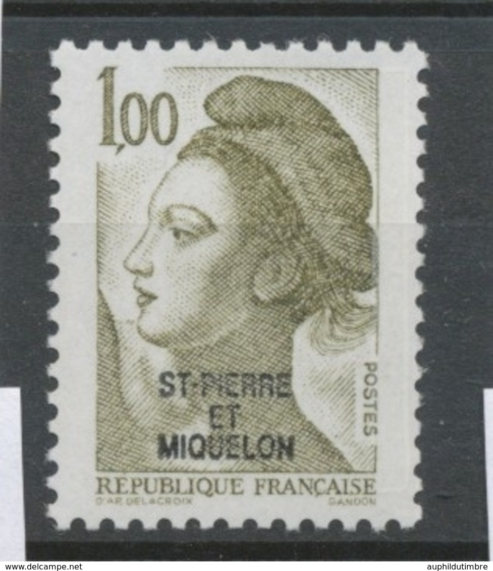 SPM  N°461 T.-P De France De 1982 à 1985. 1f. Olive (2185) ZC461 - Nuevos
