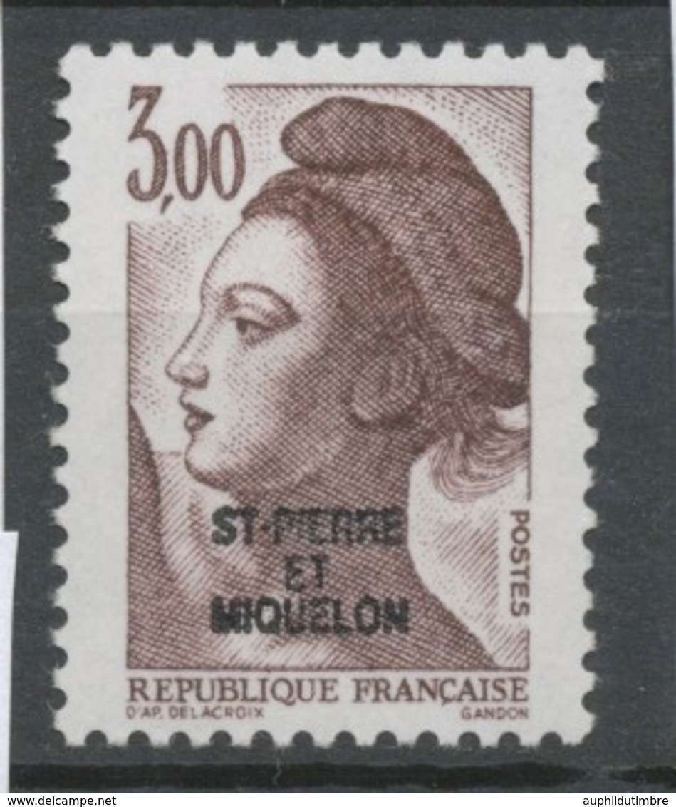 SPM  N°465 T-P France De 1982 à 1985 3f Brun-violet (2243) ZC465 - Unused Stamps