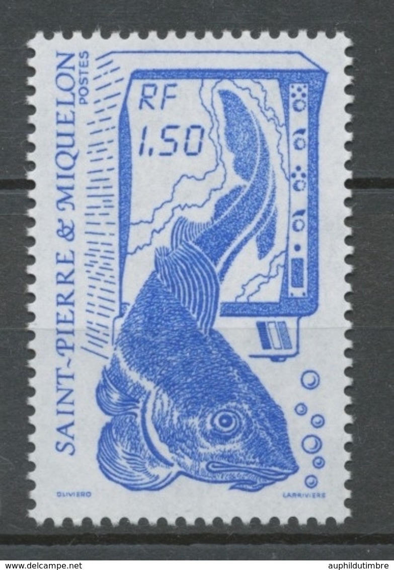 SPM  N°481 La Pêche. Type De 1986. 1f.50 Bleu (472) ZC481 - Ongebruikt