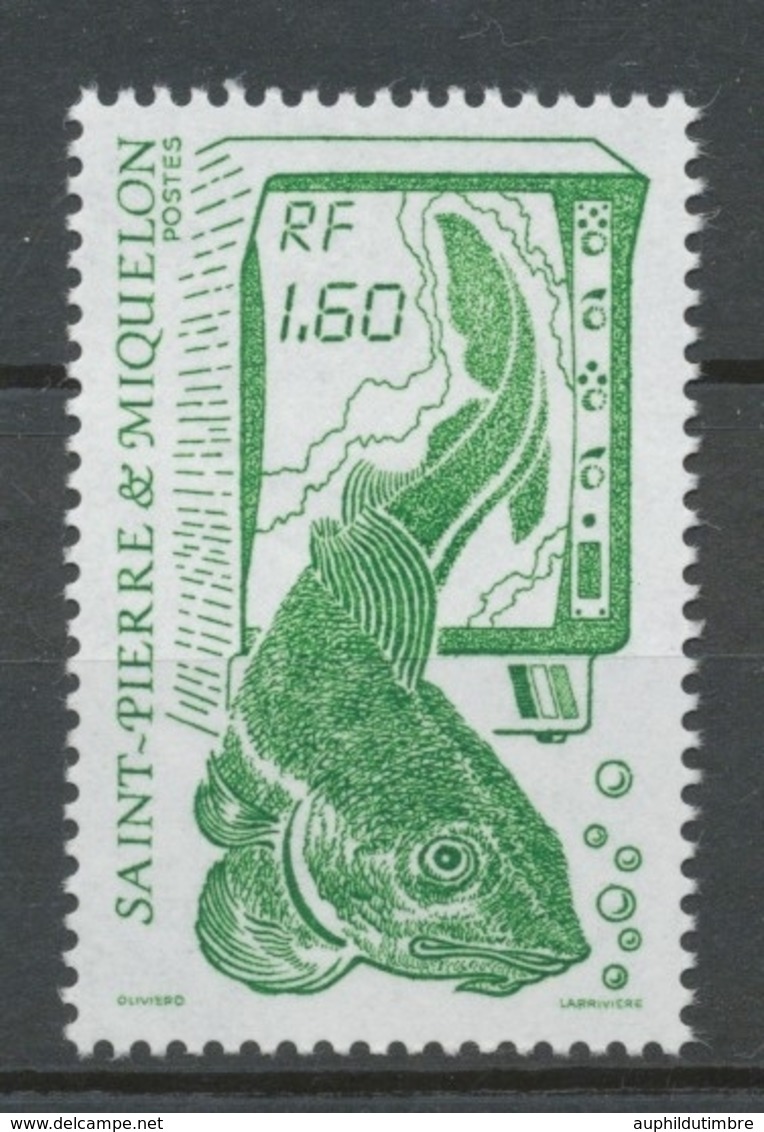 SPM  N°491 La Pêche. Type De 1986. 1f.60 Vert (472) ZC491 - Ungebraucht