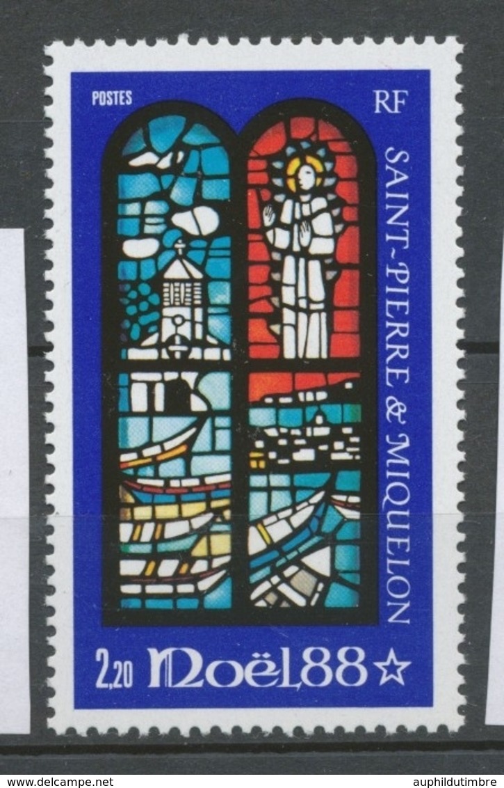 Saint-pierre Et Miquelon N°496 Noël. 2f.20 Vitrail ZC496 - Nuevos