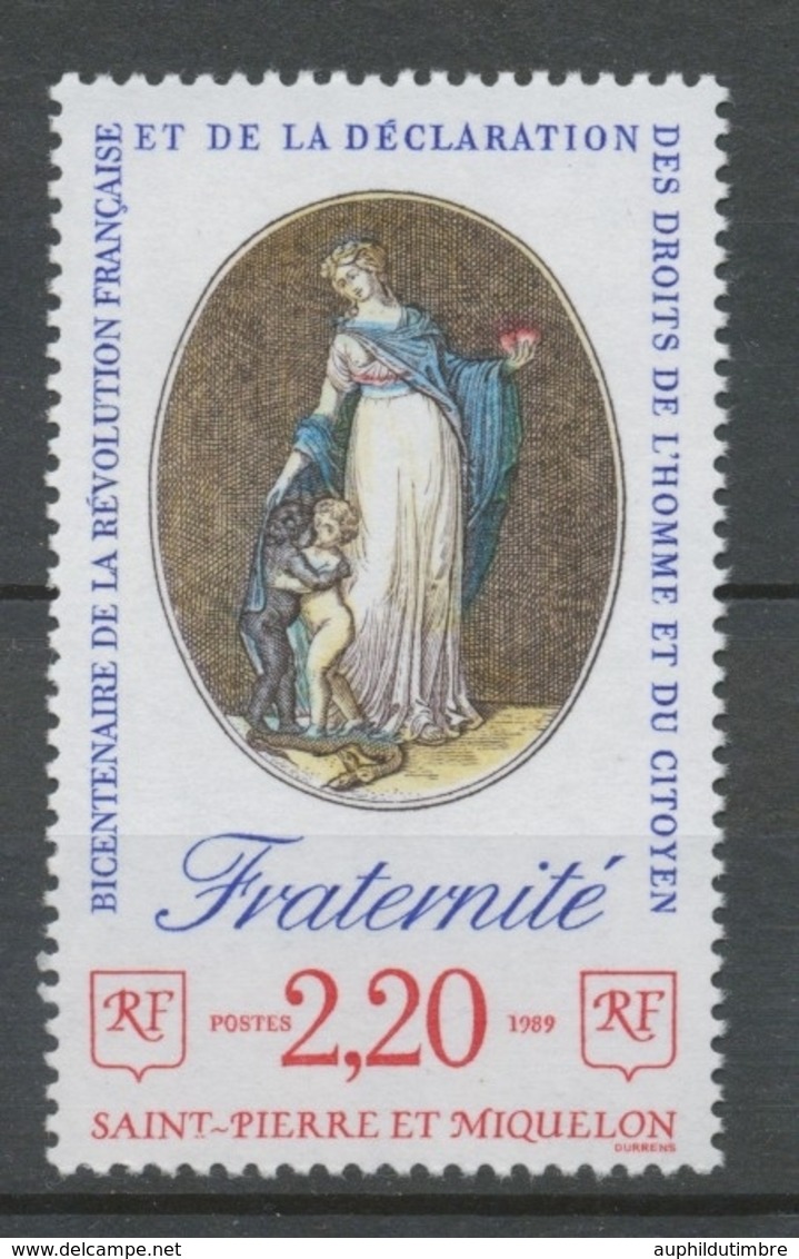 SPM  N°501 T-P France De Même Date "La Fraternité"  2f20 (2575) ZC501 - Nuevos