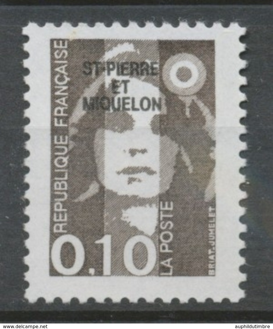 SPM  N°514 Marianne Du Bicentenaire 10c Bistre-noir (2617) ZC514 - Ungebraucht