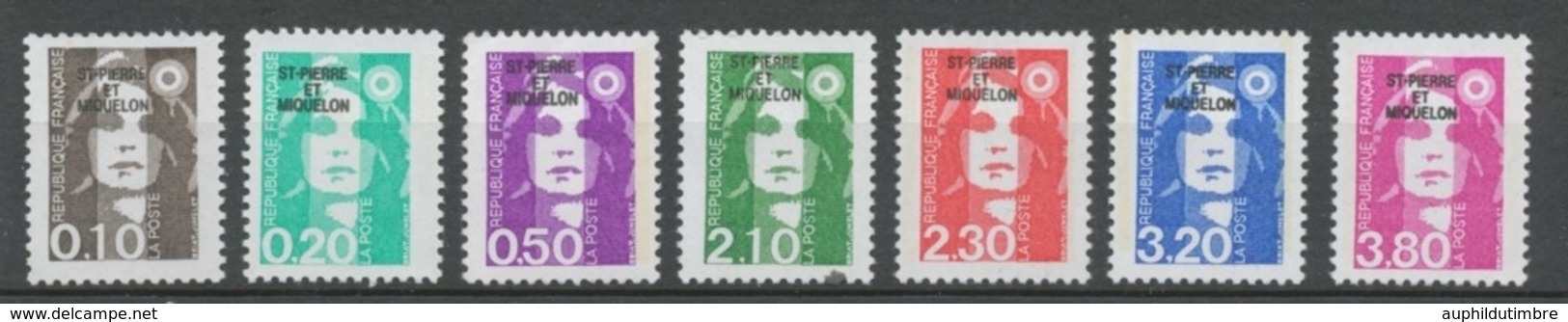 SPM  N°514A Série Marianne Du Bicentenaire. 7 Valeurs ZC514A - Unused Stamps