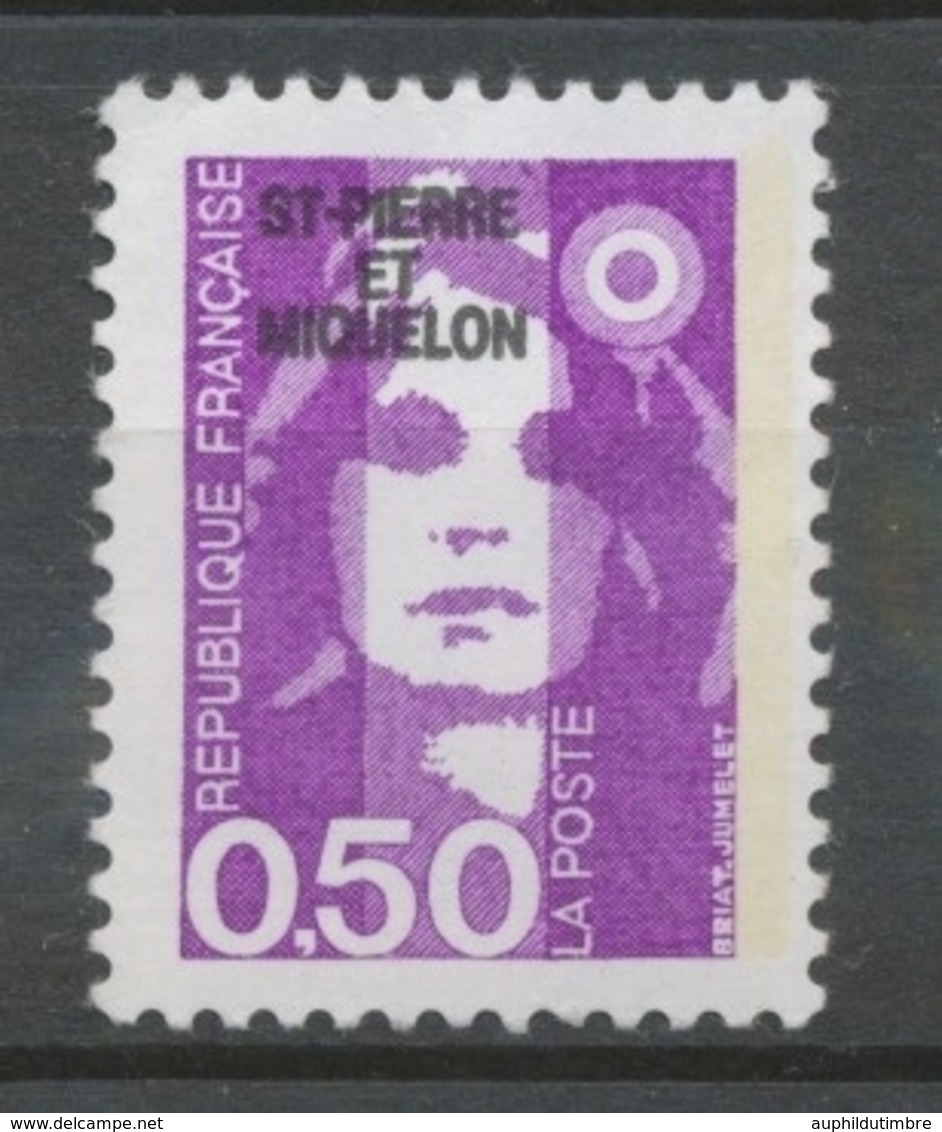 SPM  N°516 Marianne Du Bicentenaire 50c Violet-rouge (2619) ZC516 - Ungebraucht