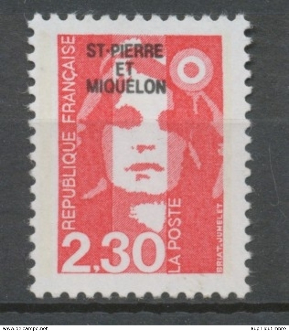 SPM  N°518 Marianne Du Bicentenaire. 2f.30  Rouge (2614) ZC518 - Unused Stamps