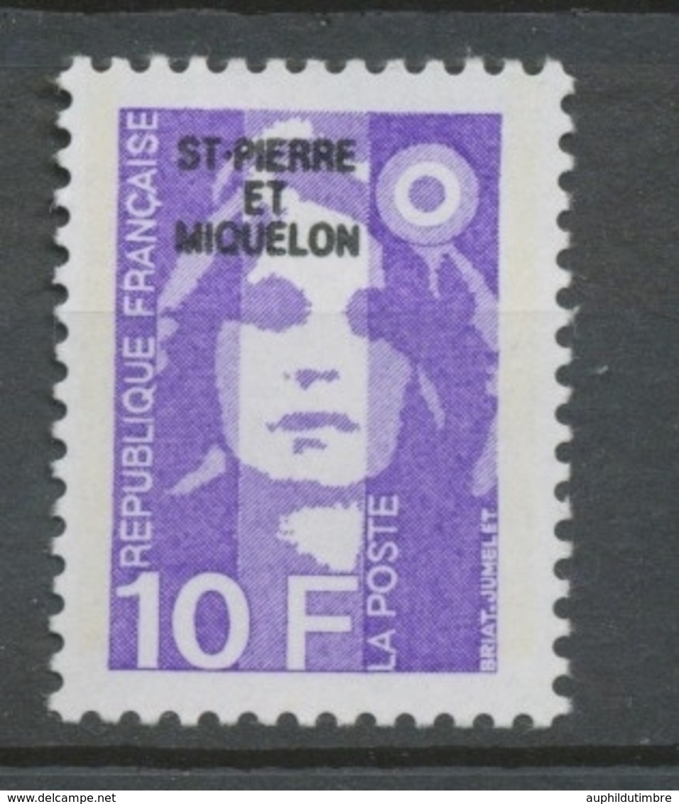 SPM  N°526 Marianne Du Bicentenaire. 10f. Violet  (2626) ZC526 - Unused Stamps