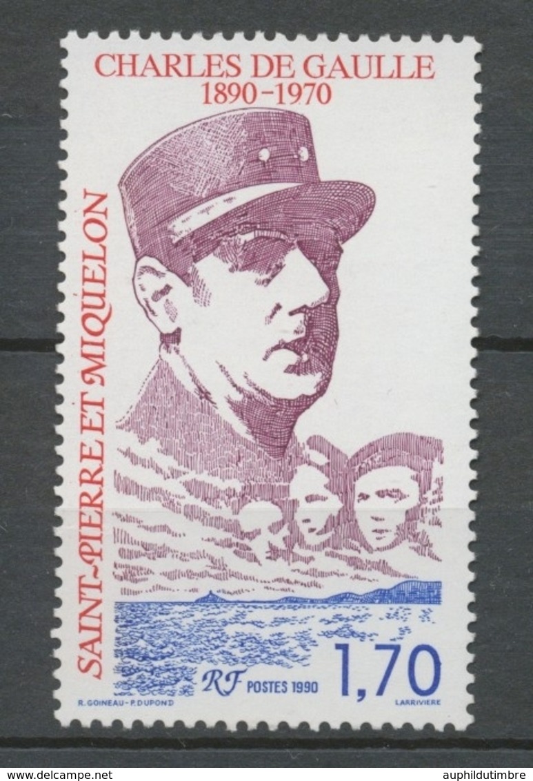 SPM  N°531 Centenaire De La Naissance Du Général Charles De Gaulle 1f70 ZC531 - Unused Stamps