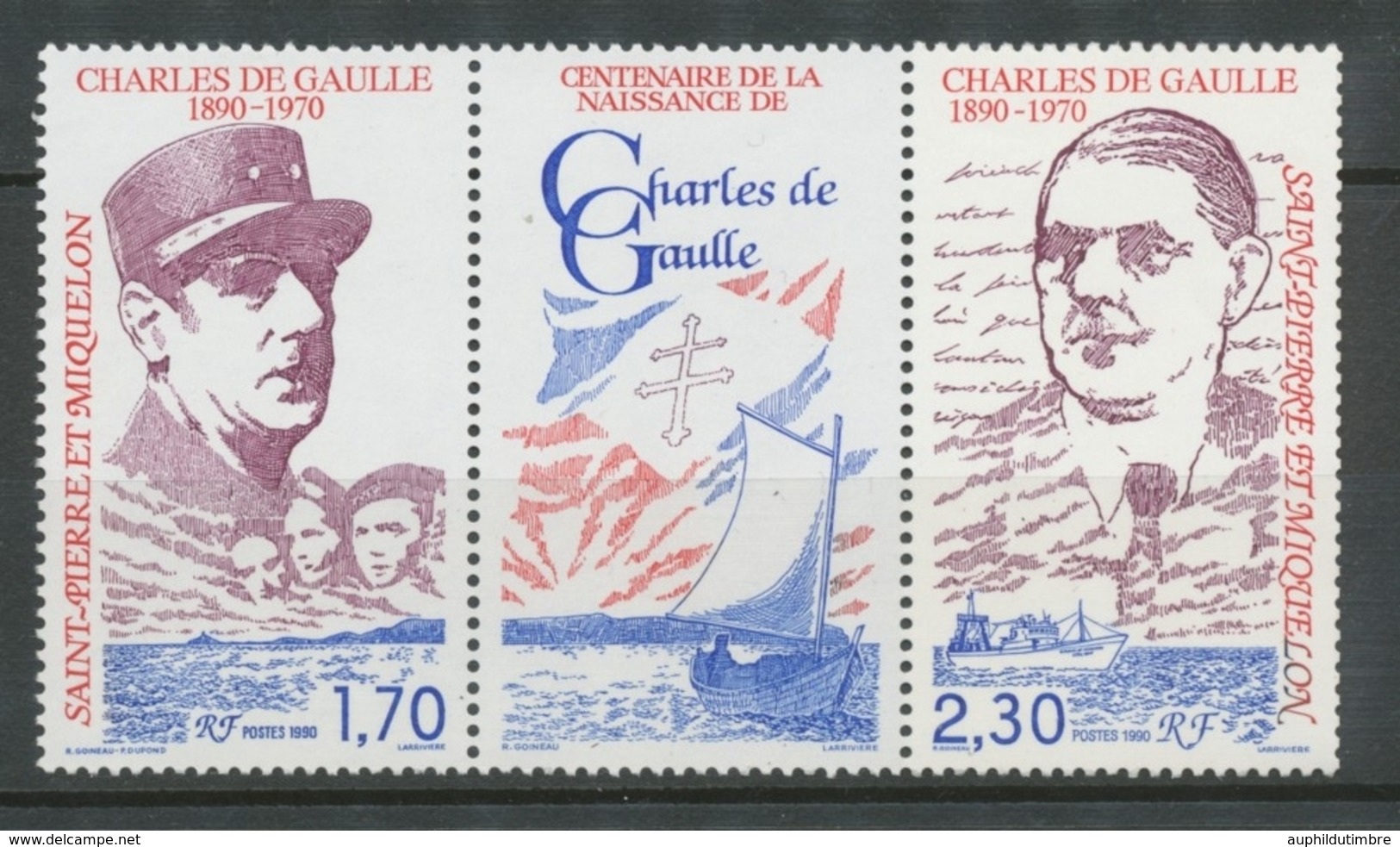 SPM  N°532A Centenaire De La Naissance Du Général Charles De Gaulle ZC532A - Neufs