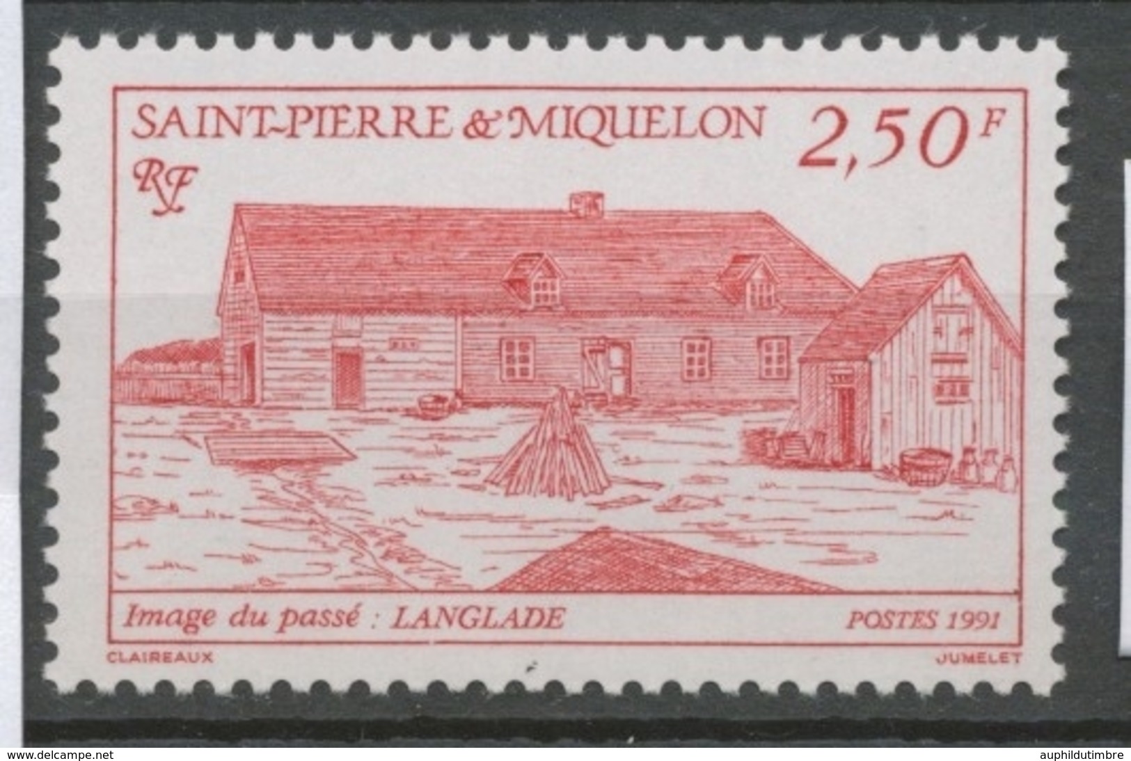 SPM  N°538 Images Du Passé. 1f.70 Bleu Langlade ZC538 - Unused Stamps