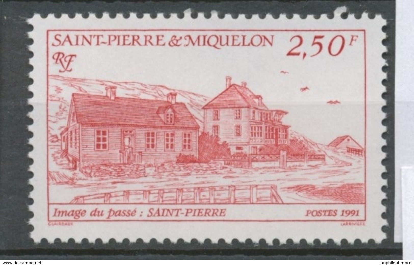 SPM  N°540 Images Du Passé. 1f.70 Bleu Saint-Pierre ZC540 - Unused Stamps