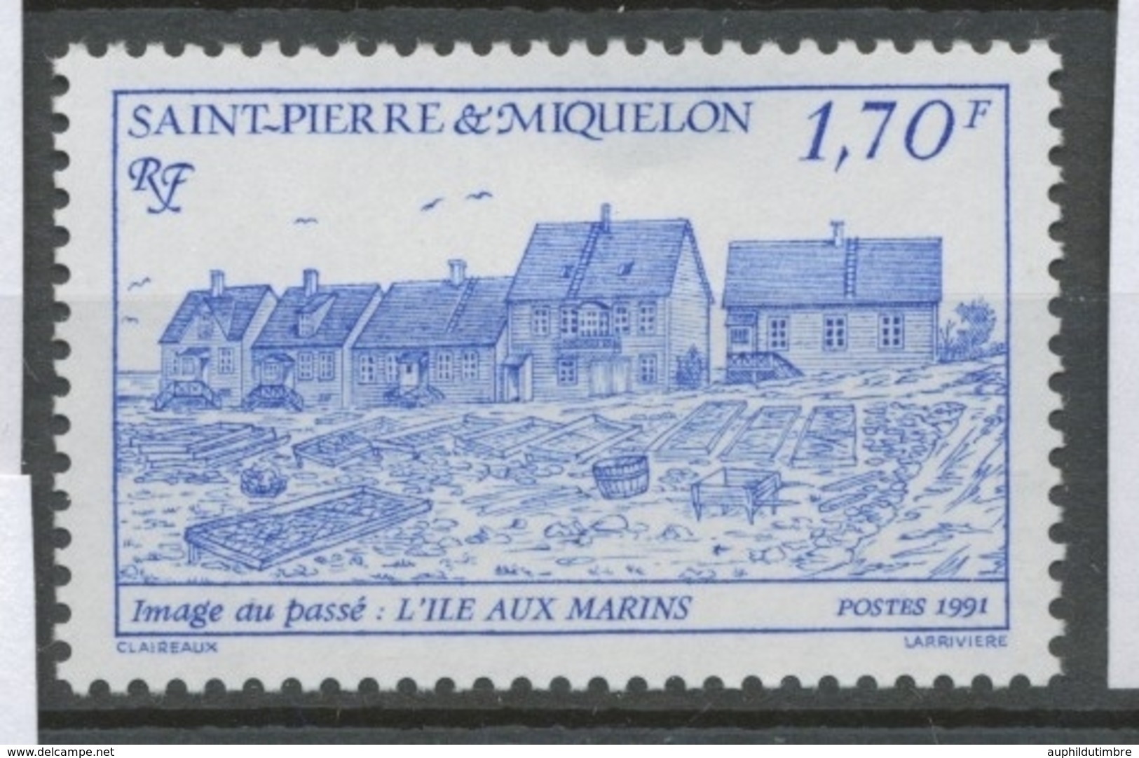 SPM  N°541 Images Du Passé. 2f.50 Rouge L' île Aux Marins ZC541 - Unused Stamps