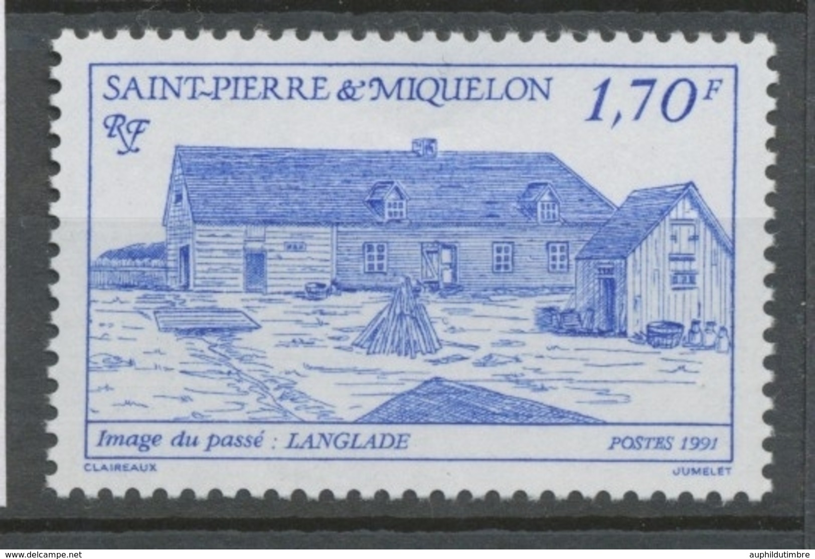 SPM  N°542 Images Du Passé. 2f.50 Rouge Langlade ZC542 - Unused Stamps