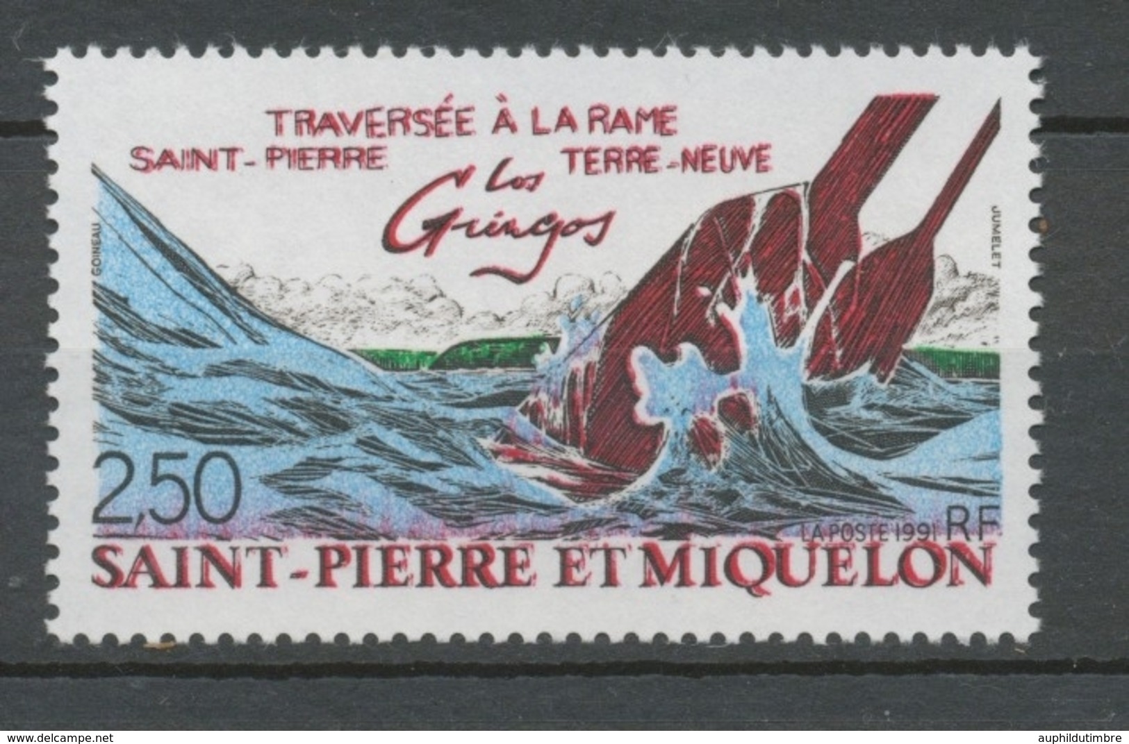 SPM  N°546 Traversée à La Rame St-Pierre 2f50 Vues De La Mer, Rames ZC546 - Unused Stamps