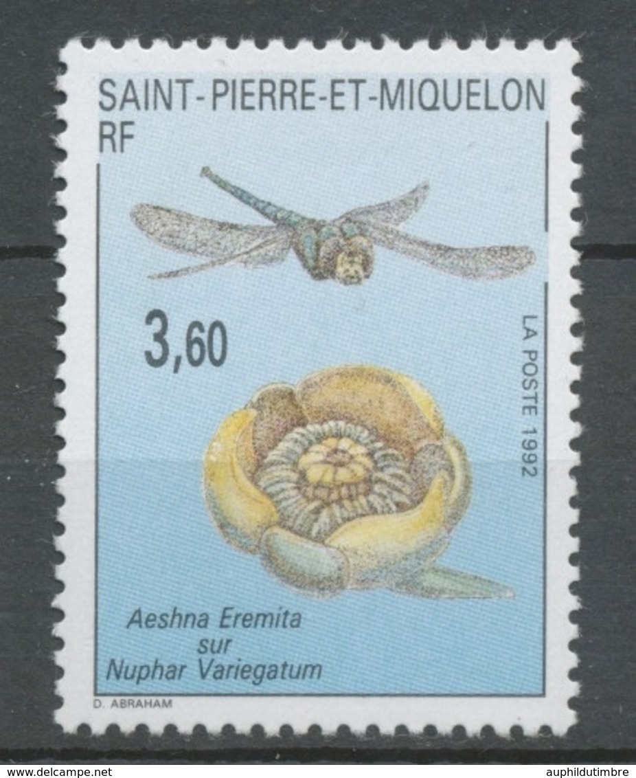 SPM  N°560 Faune, Flore 3f60 Aeshna Eremita Sur Nuphar Variegatum ZC560 - Nuovi