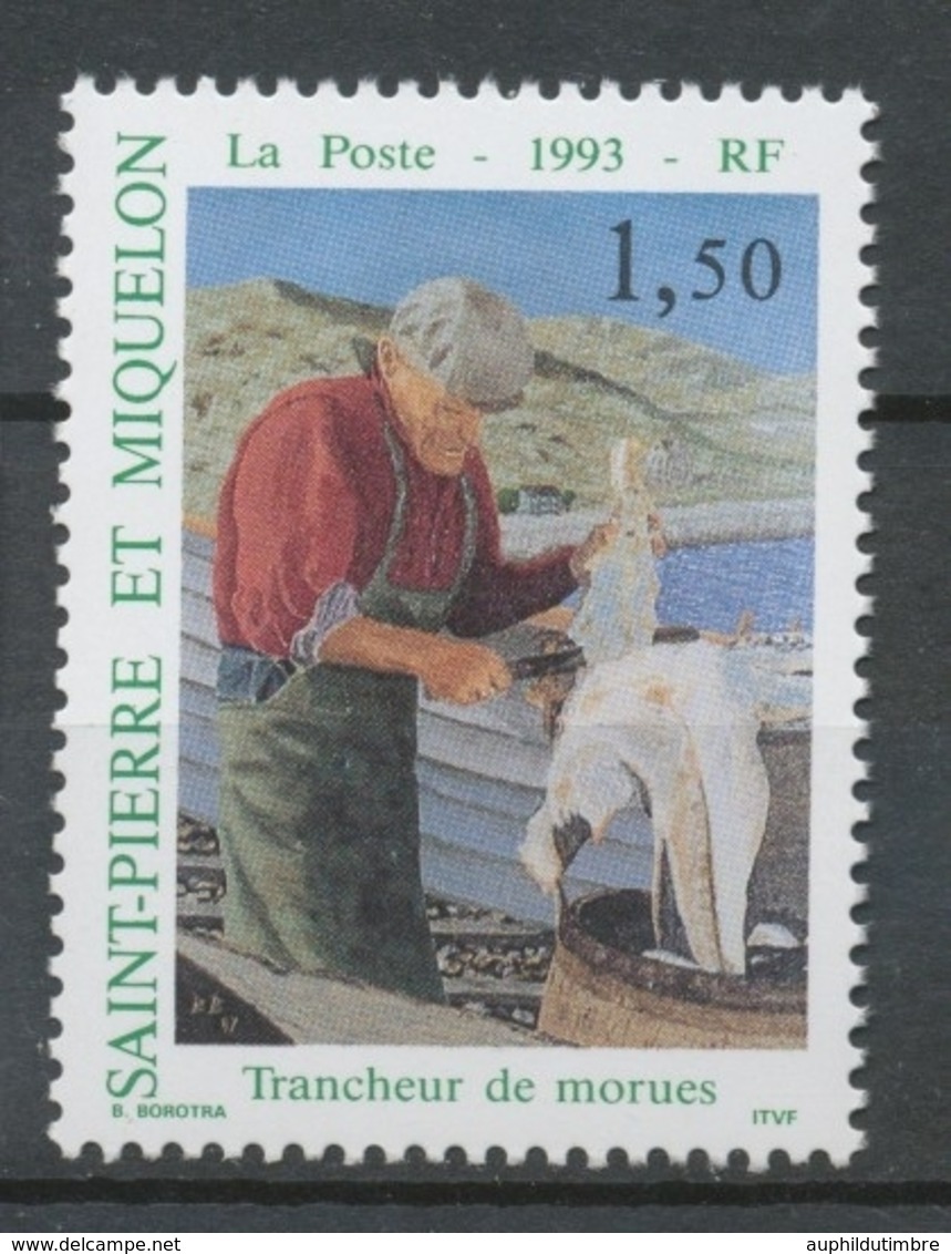 SPM  N°576 Le Trancheur De Morue. 1f.50 Multicolore ZC576 - Unused Stamps