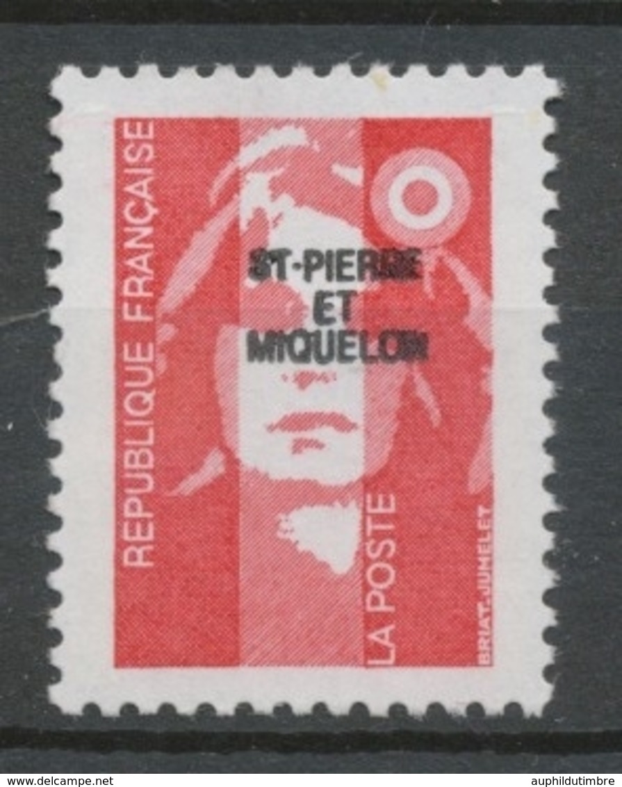 SPM  N°578 Marianne Du Bicentenaire (sans Valeur) Rouge (2806) ZC578 - Neufs