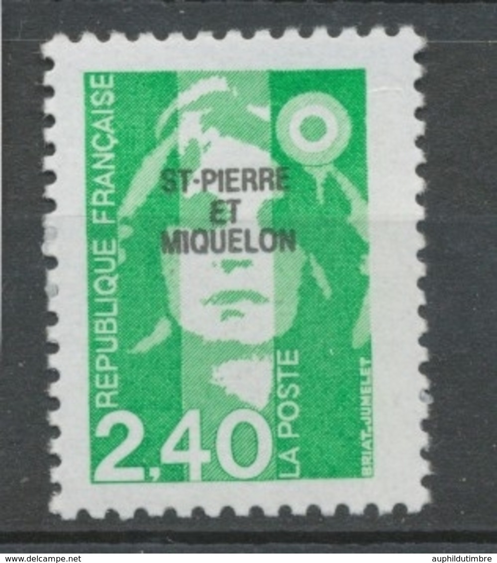 SPM  N°587 Marianne Du Bicentenaire. 2f.40 Vert (2820) ZC587 - Unused Stamps