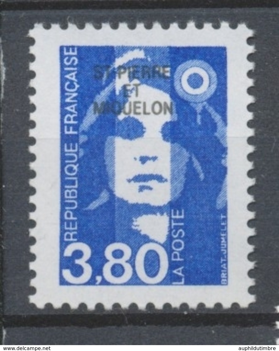 SPM  N°627 Marianne Du Bicentenaire. 3f.80 Bleu (3006) ZC627 - Unused Stamps