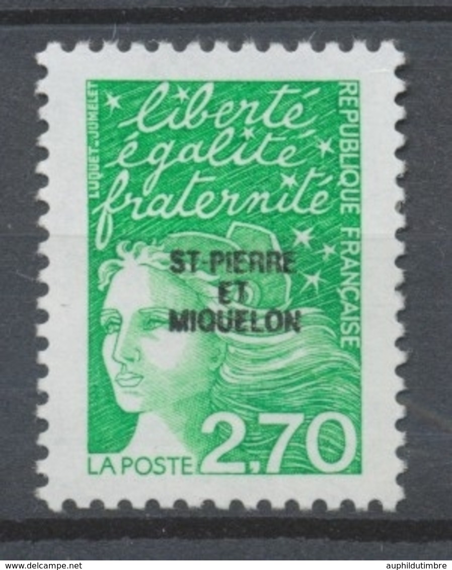 SPM  N°650 Marianne Du 14 Juillet. 2f.70 Vert (3083) ZC650 - Nuovi