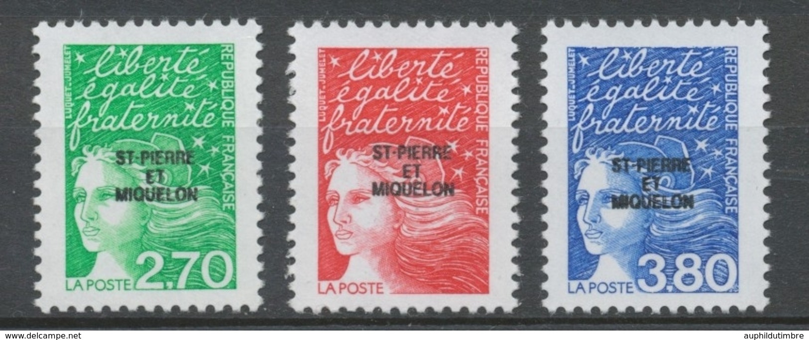 SPM  N°650A Série Marianne Du 14 Juillet. 3 Valeurs ZC650A - Unused Stamps