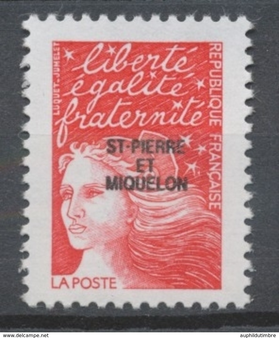 SPM  N°651 Marianne Du 14 Juillet Sans Valeur  Rouge (3091) ZC651 - Unused Stamps